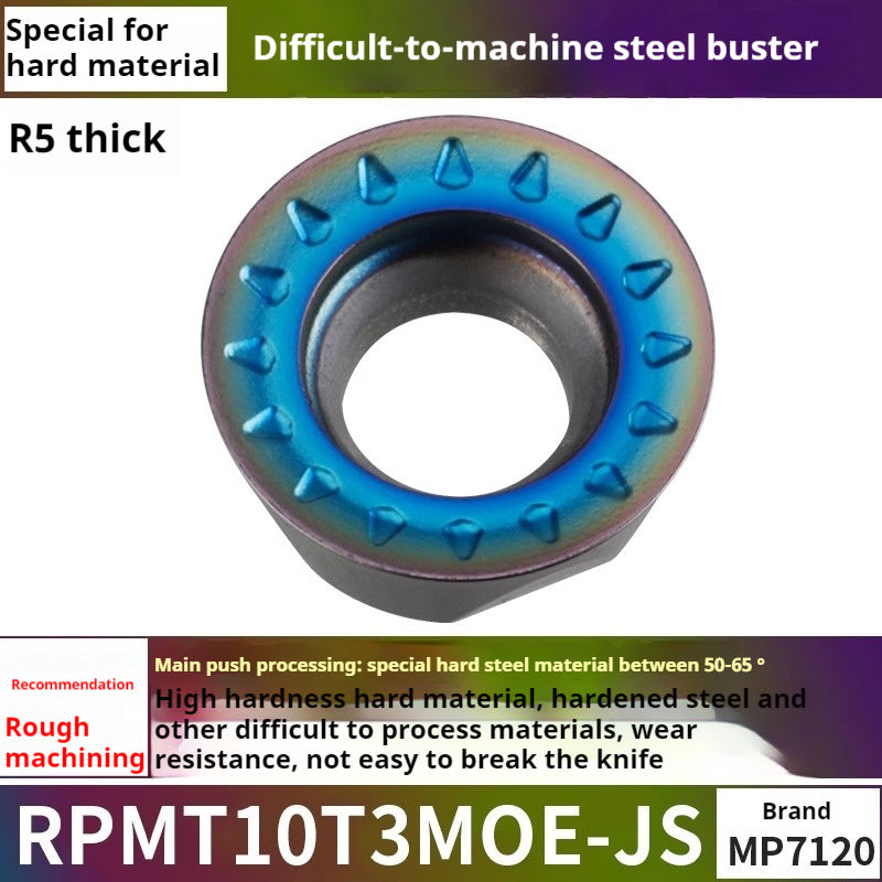 2036-CNC milling inserts, RPMW carbide R5 machining center, R4 milling machine, R6 milling inserts, RPMT round cutter cutters Shandong Denso Pricision Tools Co.,Ltd.